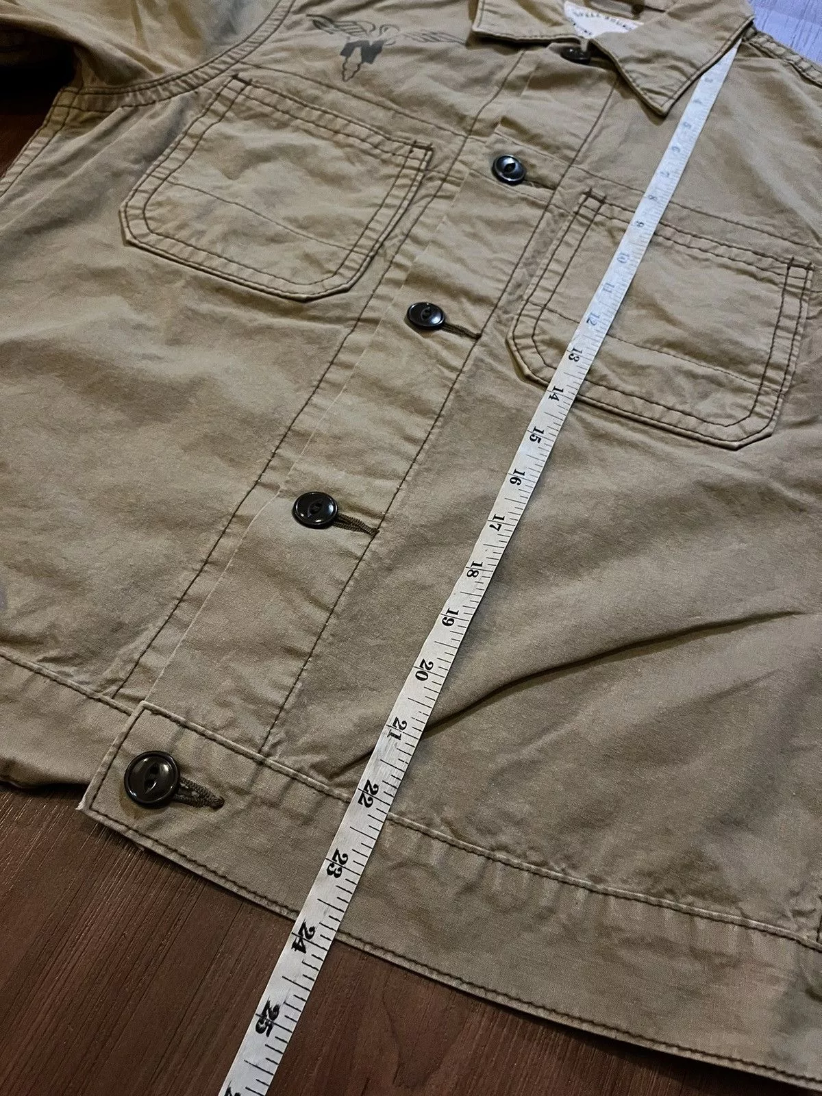 Japanese Brand Light Jackets Japanese Brand × Spellbound Spellbound Canvas Jacket Brown