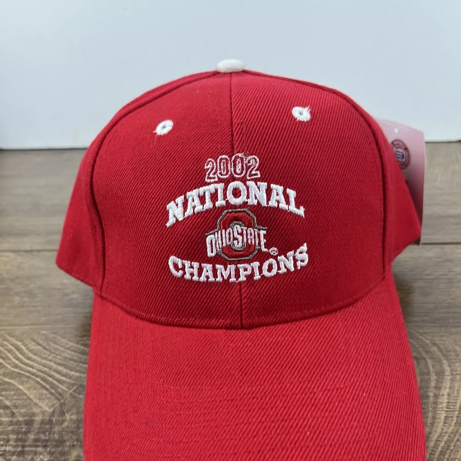 Other Hats Other Ohio State Buckeyes Hat 2002 Natioinal Champions Hat Red Adj
