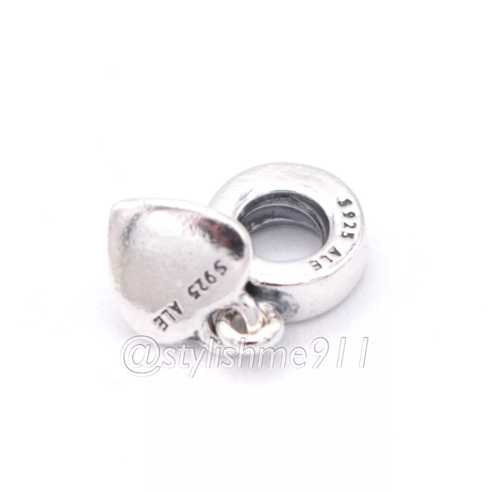 pandora Bracelets Authentic PANDORA Silver Heart Dangle - 790373