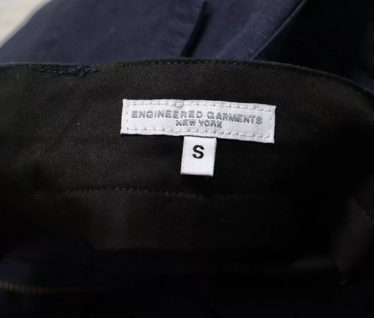 Engineered Garments Shorts Engineered Garments FA Pant Flight Shorts Blue