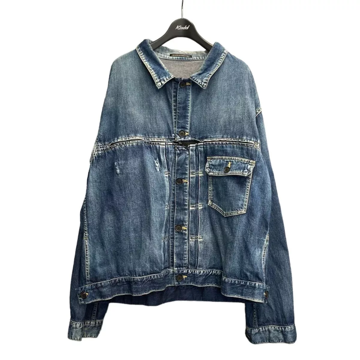 Yohji Yamamoto Sweaters Knitwear YOHJI YAMAMOTO pour homme 21SS W-8oz denim jacket Purple