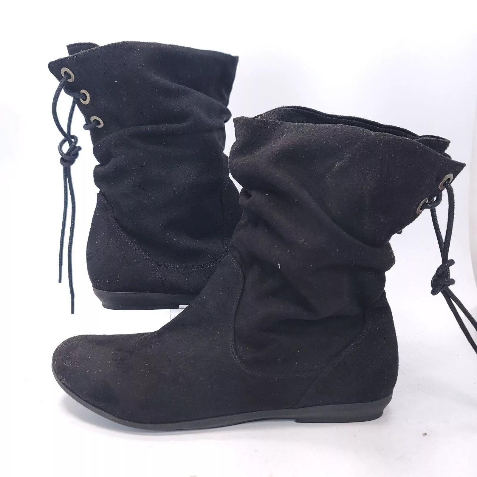 American Eagle Outfitters Boots American Eagle Outfitters American Eagle Mid Rise Flat Boot Womens Size 9 170885 Black