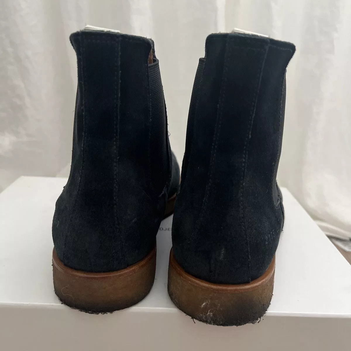 Common Projects Boots Common Projects Chelsea Boot Black Suede Sz 40