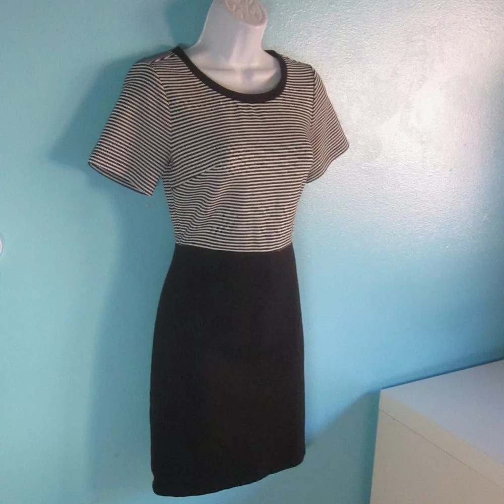 Loft Mini Dresses Loft Work Dress Size 2P Black