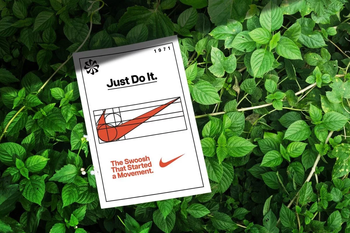 Other Miscellaneous Other Nike Swoosh Just Do It Poster Orange