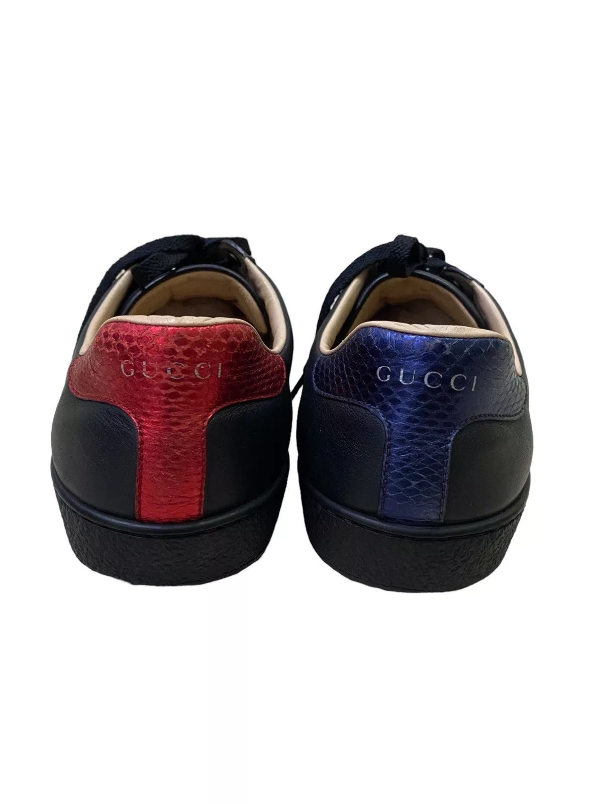 Gucci Low Top Sneakers Gucci Ace Black Sneaker
