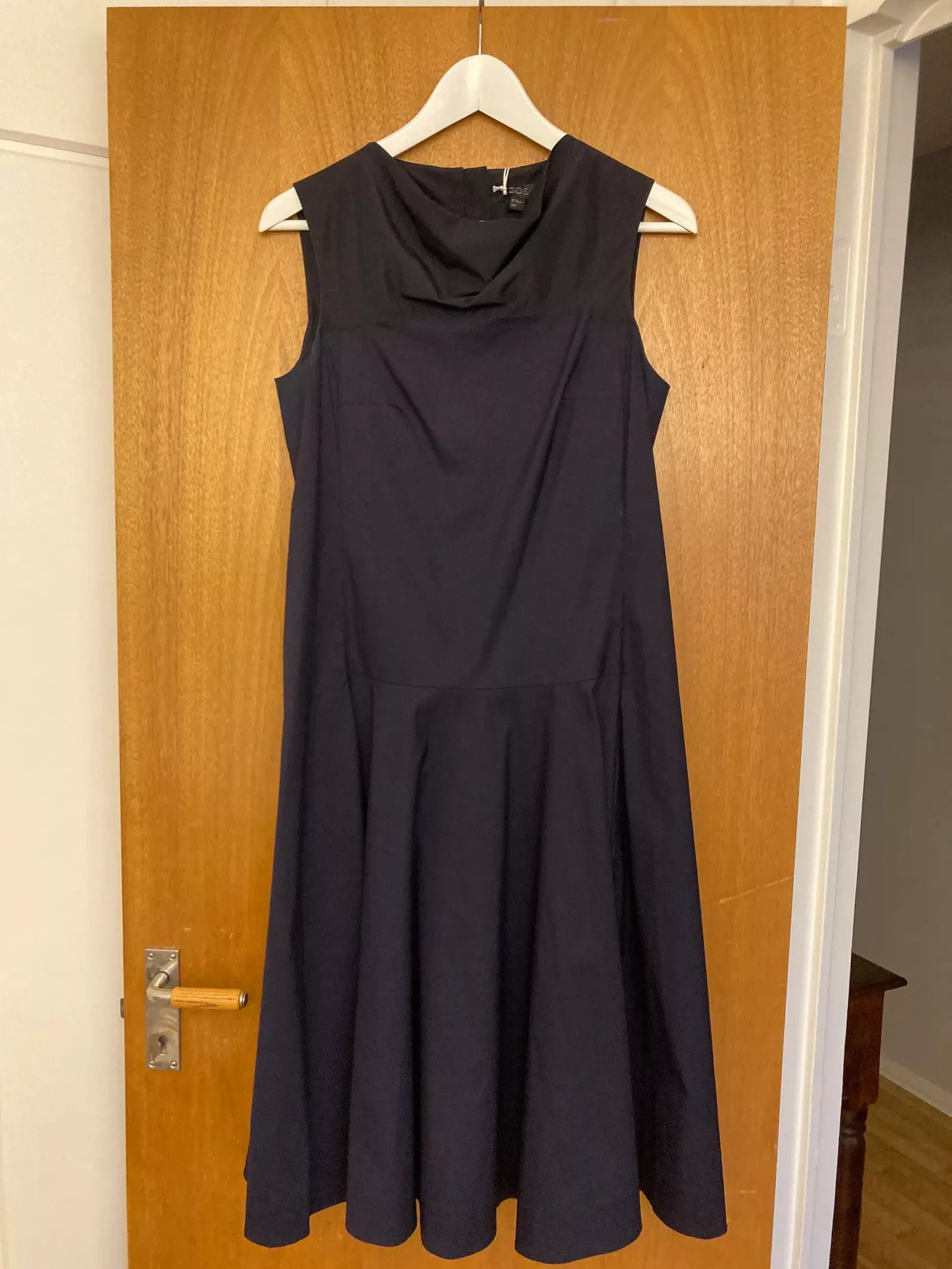 Cos Midi Dresses Cos Dress Blue