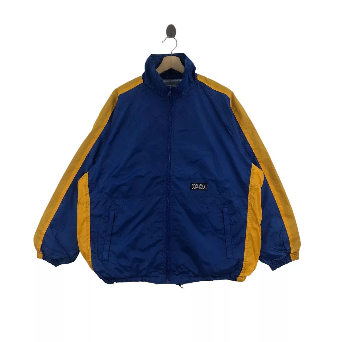 Coca Cola Light Jackets Coca Cola × Vintage Vintage 90a COCA-COLA Jacket Two Tones Hiphop Swag Blue