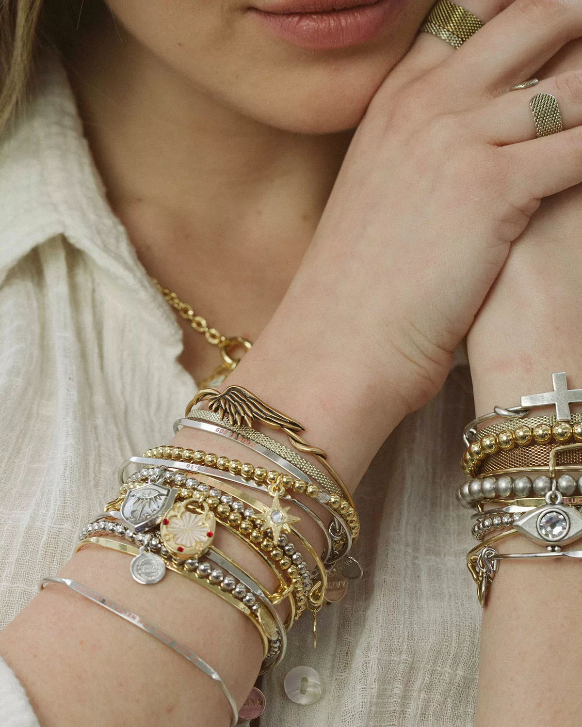 North Star Beaded Bracelet