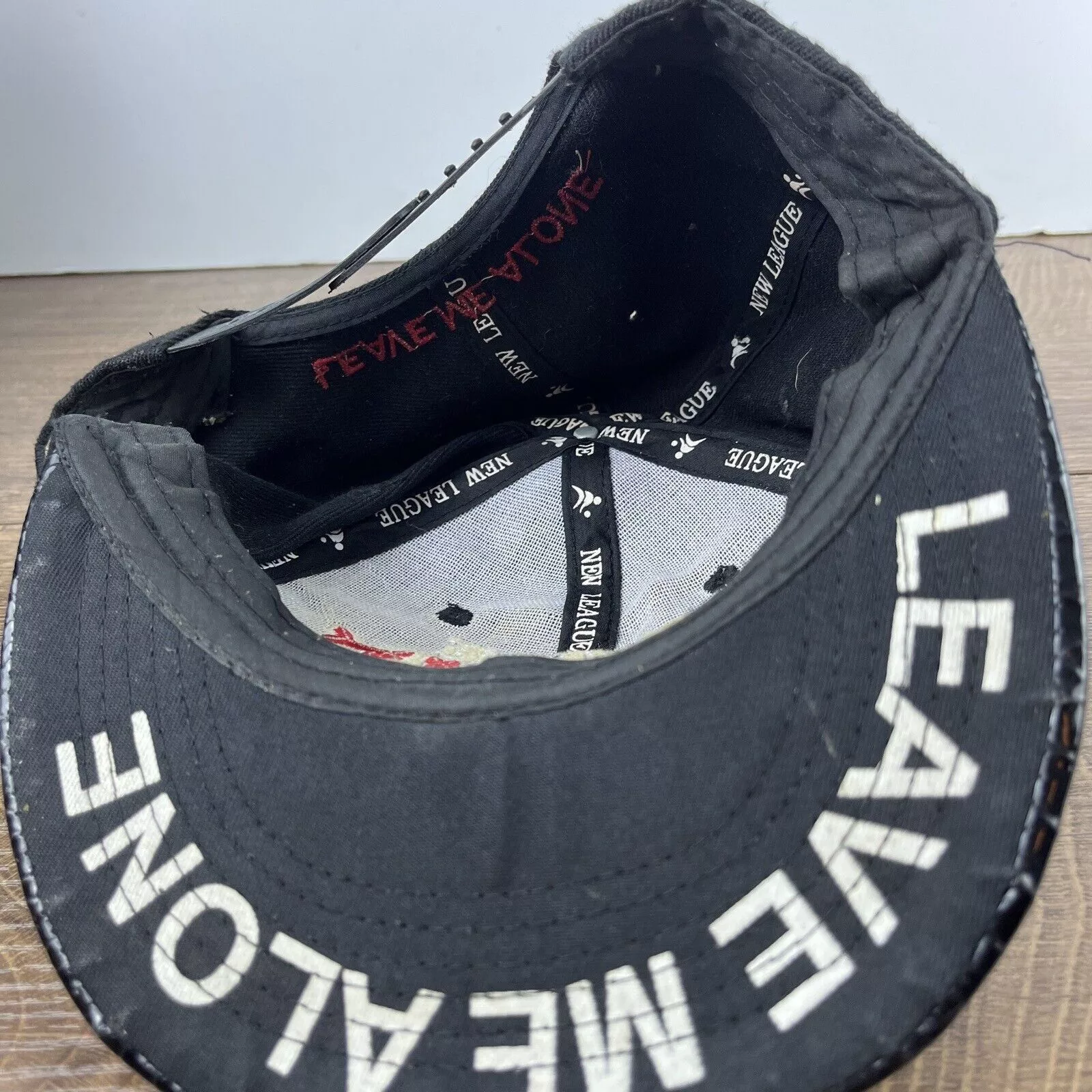 Other Hats Other Leave Me Alone Hat Leave Me Alone Hat Snapback Adjustable Ad Black
