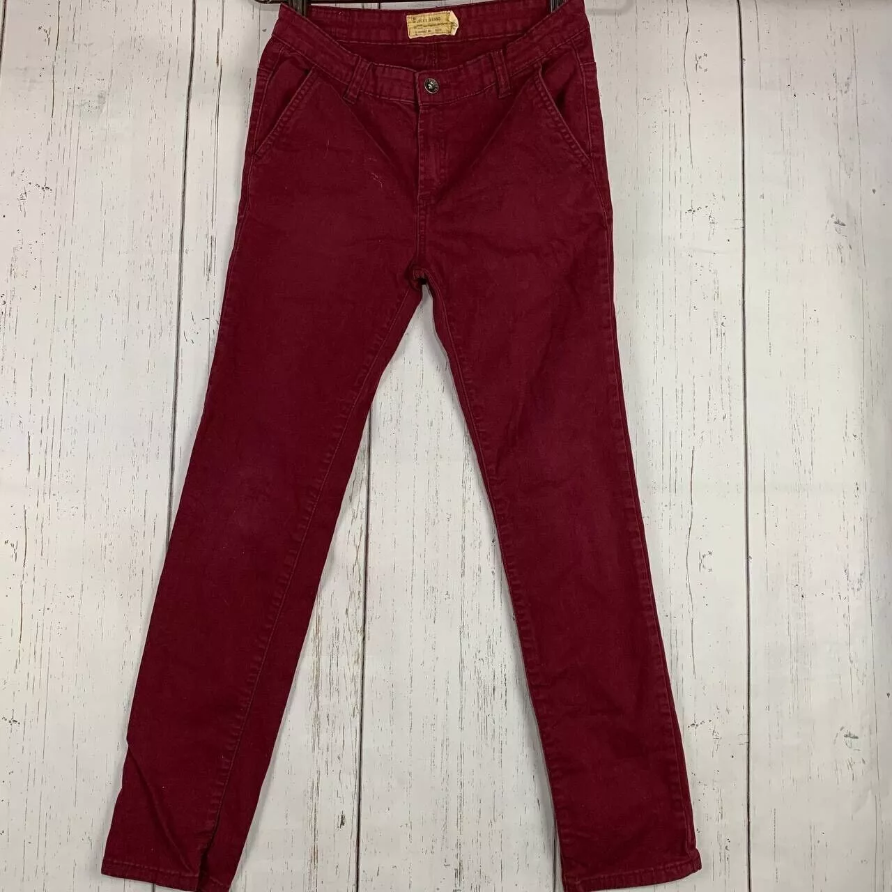 Lucky Brand Jeans Lucky Brand 14 Straight Fit Mid Rise Jeans Denim Women 26x26 Red