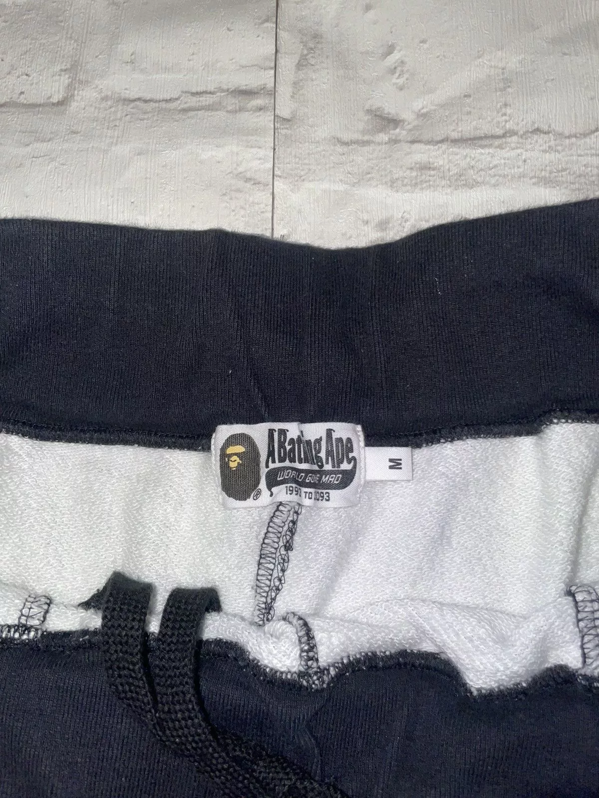 Bape Sweatpants Joggers Bape Text Code Sweatpants SS22 Black