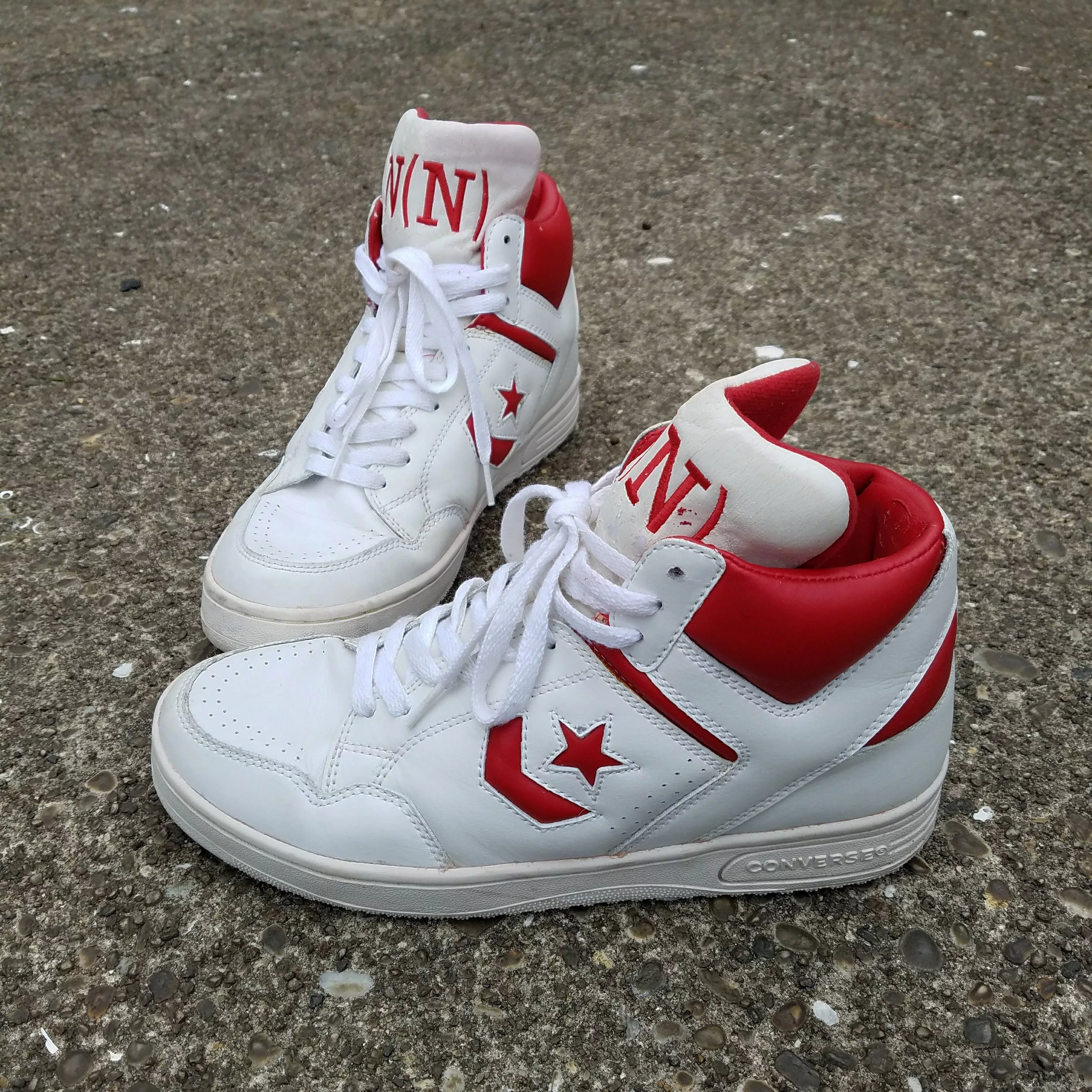Converse Hi Top Sneakers Converse × Number (N)ine Weapon Hi-Top Red