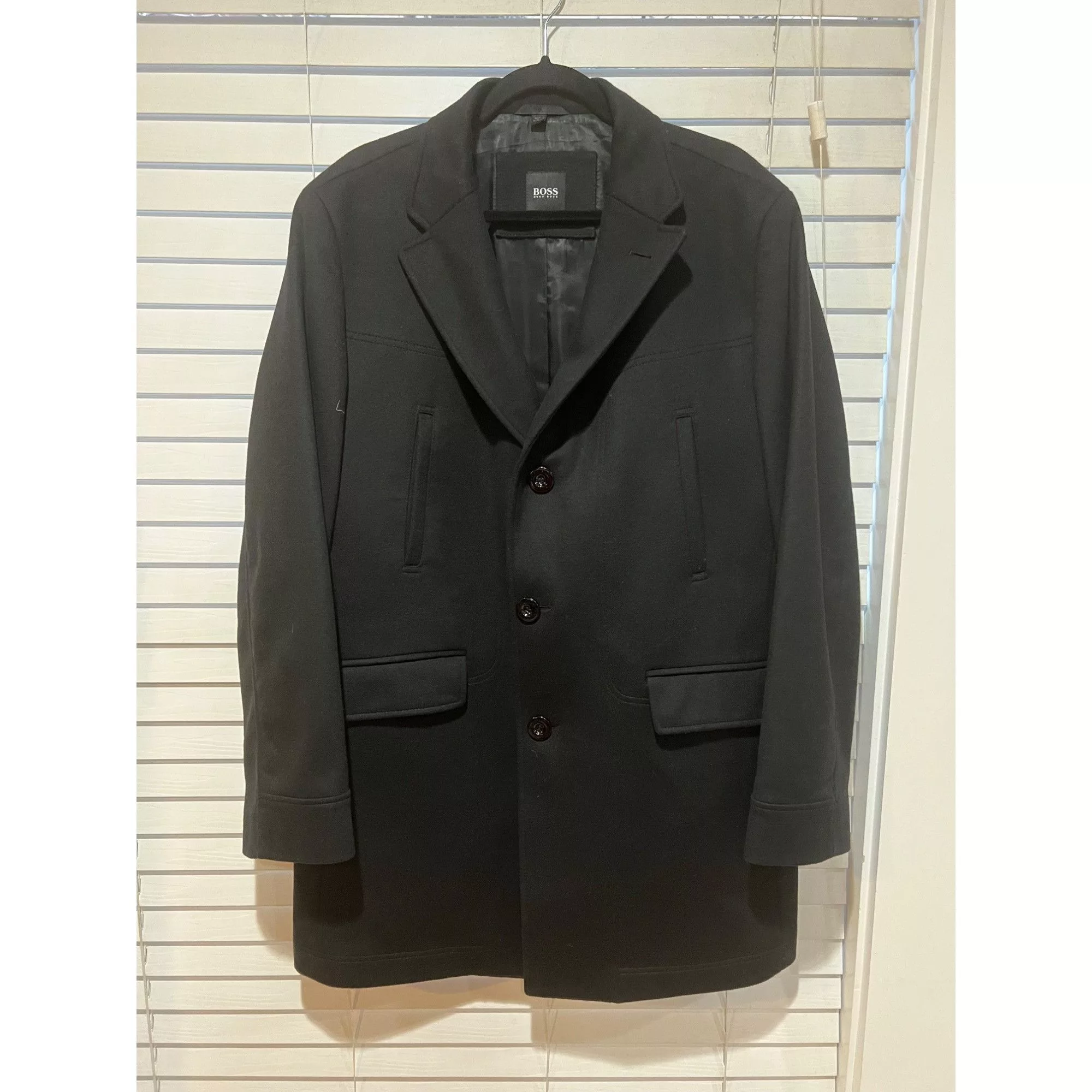 Hugo Boss Blazers Hugo Boss Cashmere Wool Jacket Sport Coat - Size 42R Black