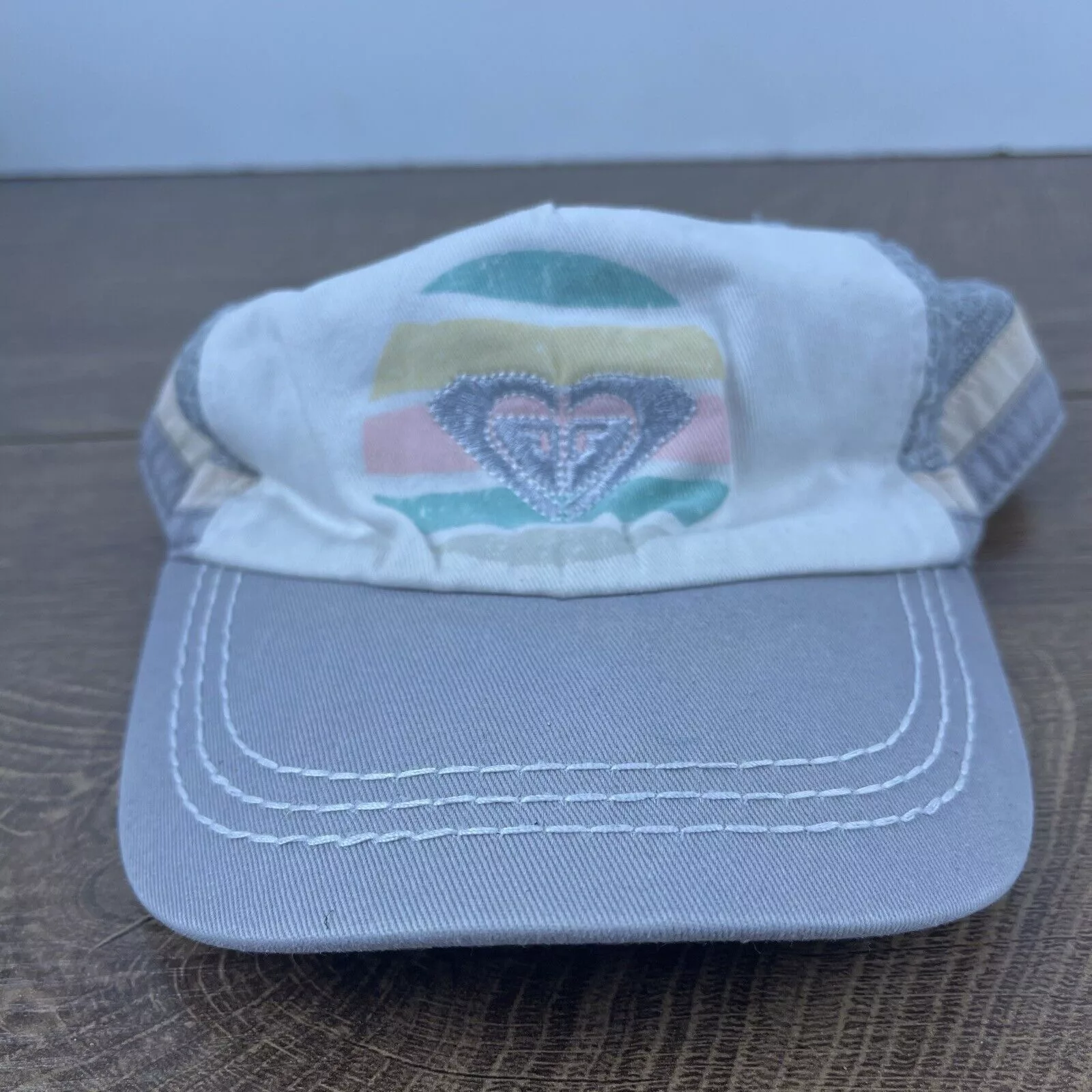 Other Hats Other Roxy Gray Hat ROXY Adjustable Hat White Adjustable Hat White