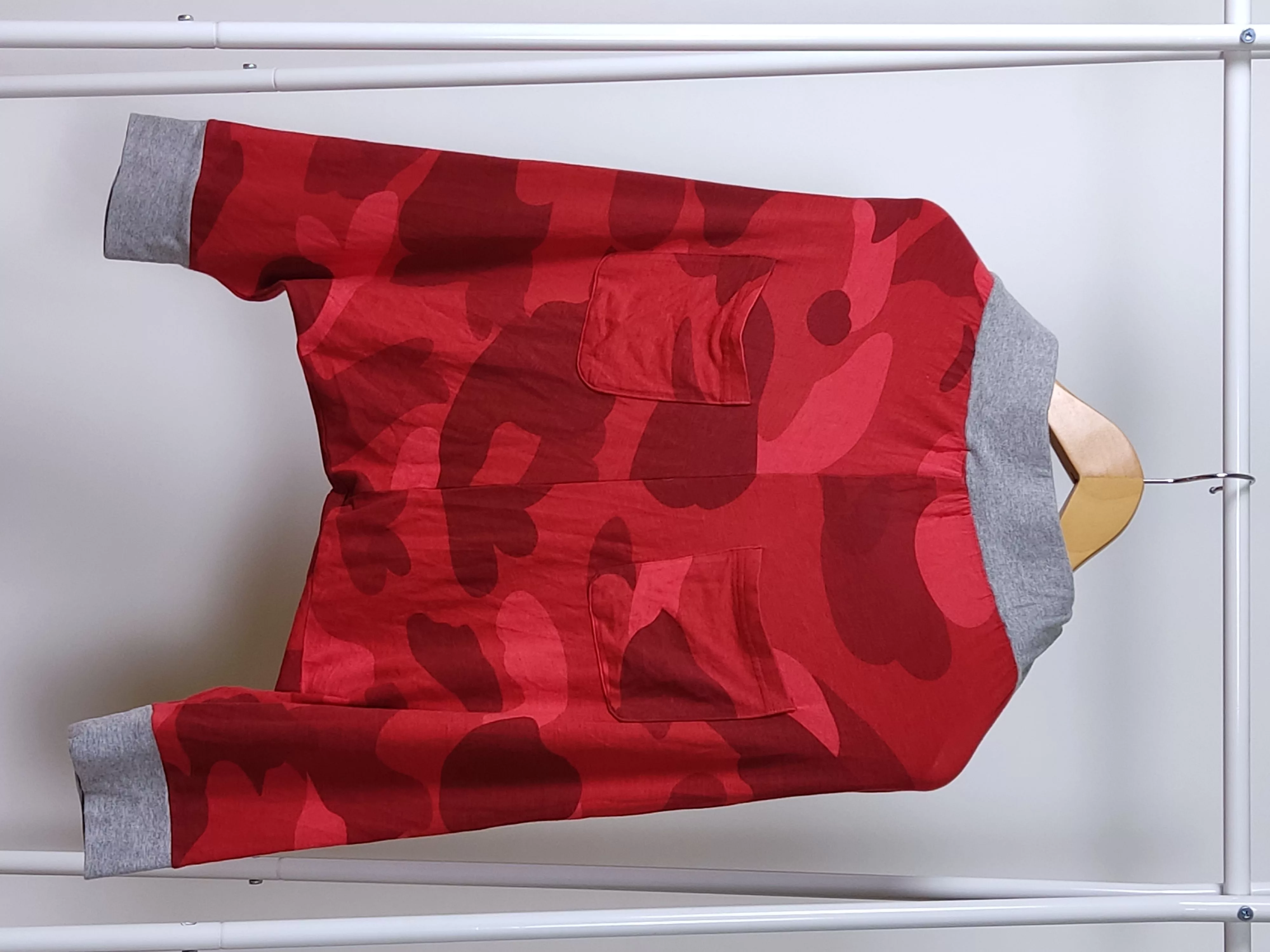 Bape Pants Bape Color Camo Harem Pants Red
