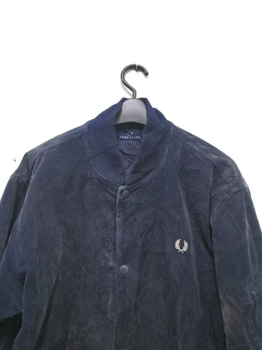 Fred Perry Light Jackets Vtg Fred Perry Curduroy Blue Bomber Jacket