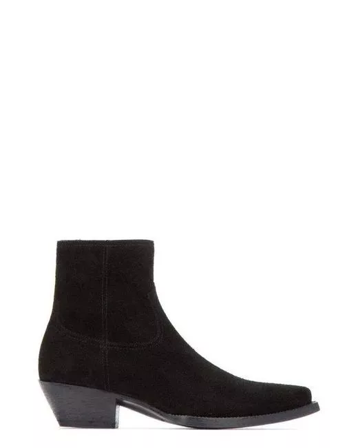 Saint Laurent Paris Hi Top Sneakers Saint Laurent Paris o1s1wg110724 Lukas Boots in Suede in Black