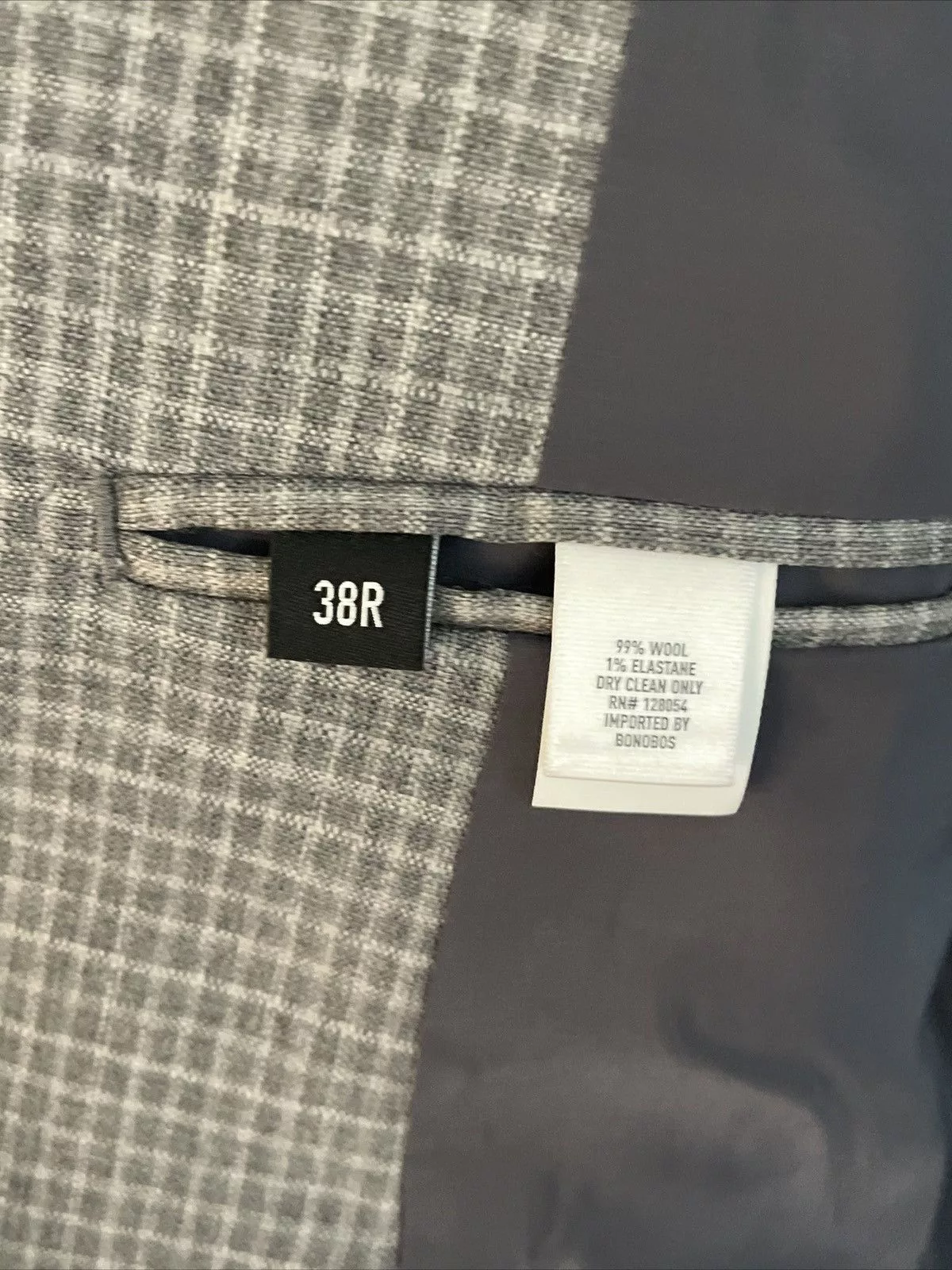 Bonobos Blazers Bonobos Suit Jacket Blazer Gray