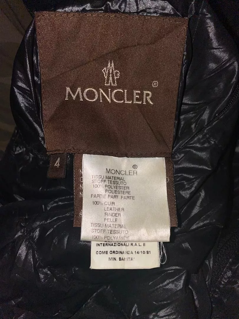 Moncler Down Jackets Moncler Long Down Puffer Jacket Black