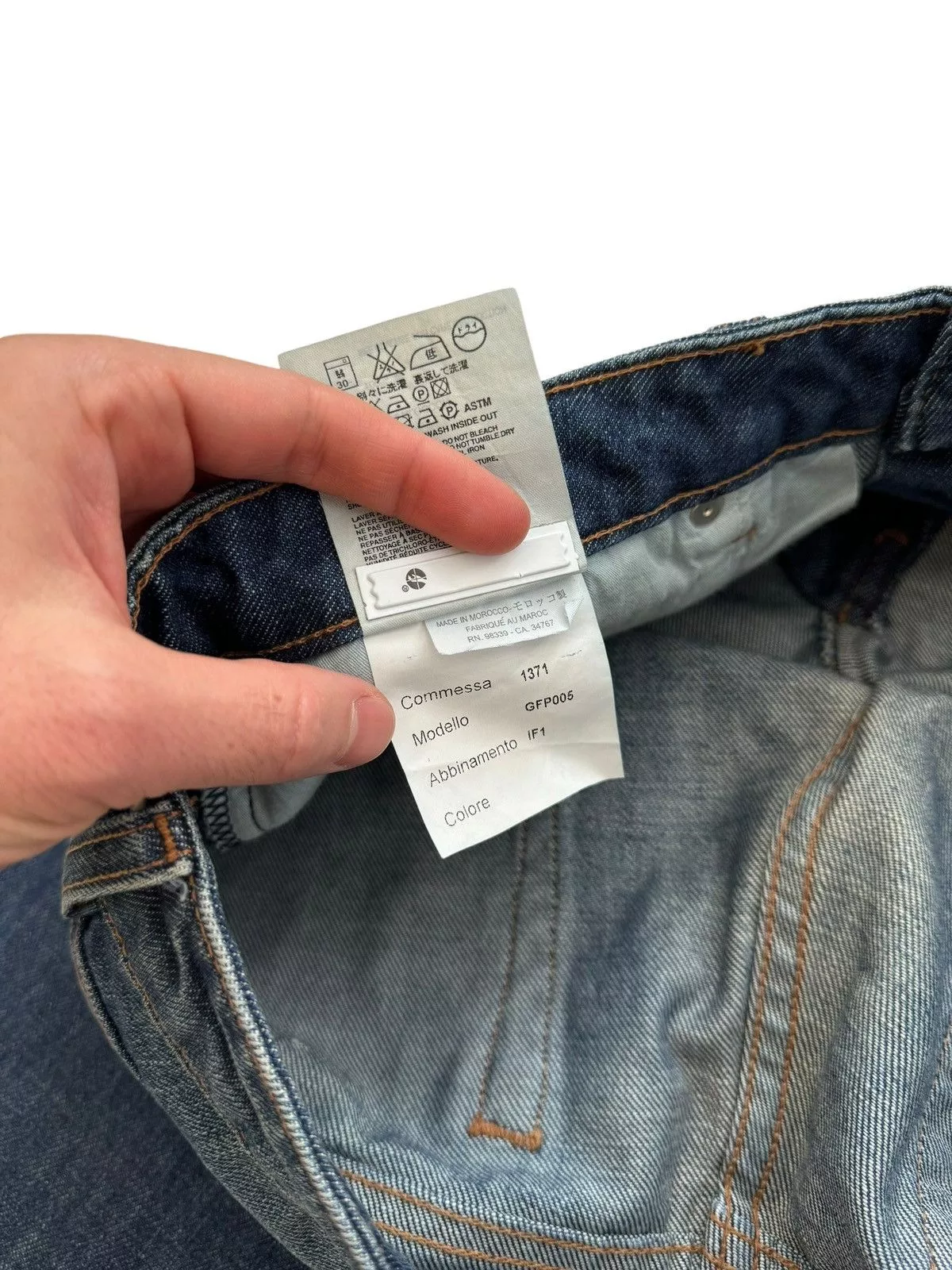Prada Denim Prada Straight Fit Denim Blue Jean