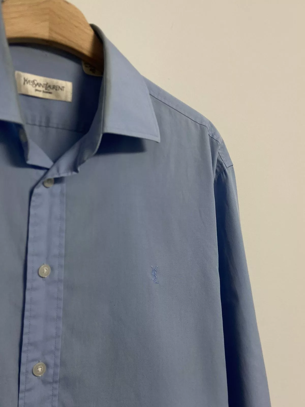 Yves Saint Laurent Shirts Button Ups Yves Saint Laurent Button Up Blue