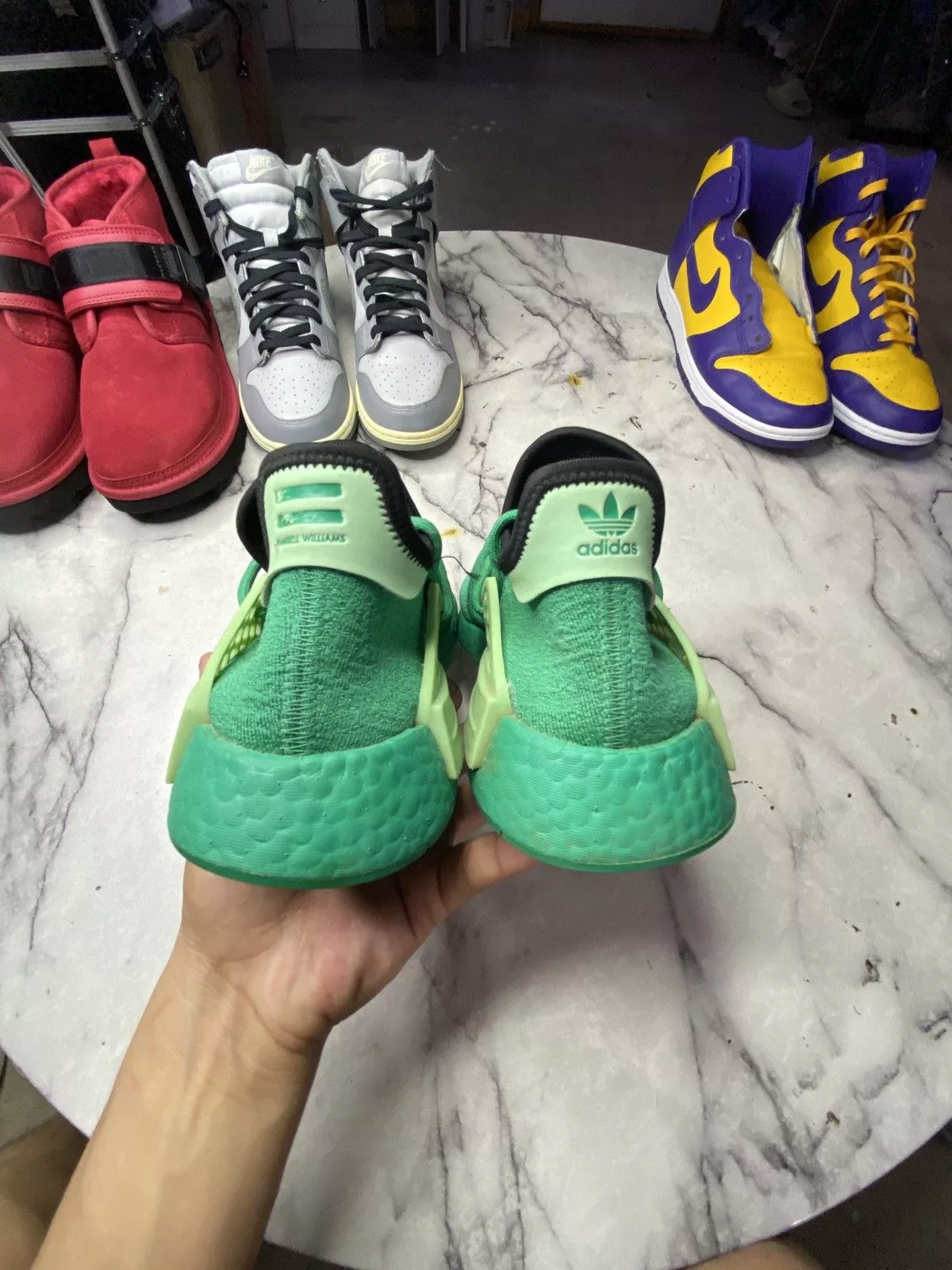 Adidas Low Top Sneakers Adidas Human race green