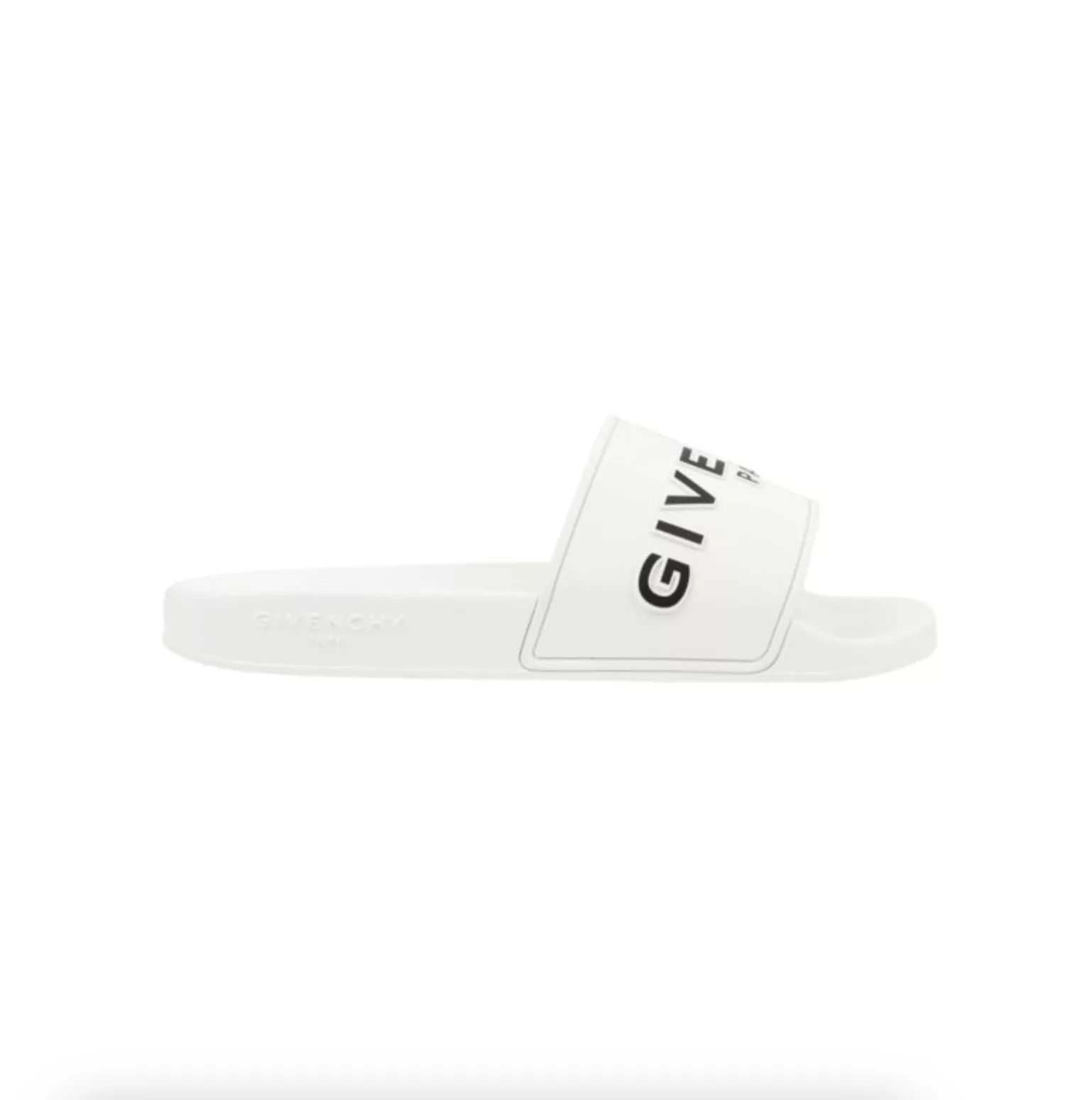 Givenchy Sandals New GIVENCHY Logo Slides White