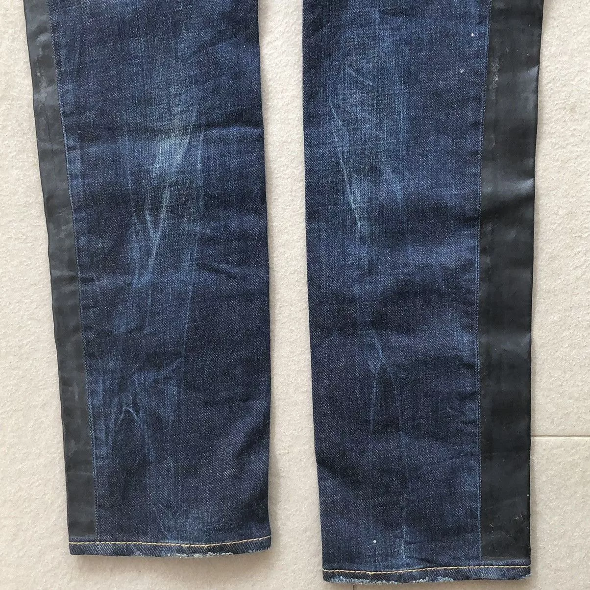 Dsquared2 Denim Dsquared2 slim-fit denim half black painted Blue