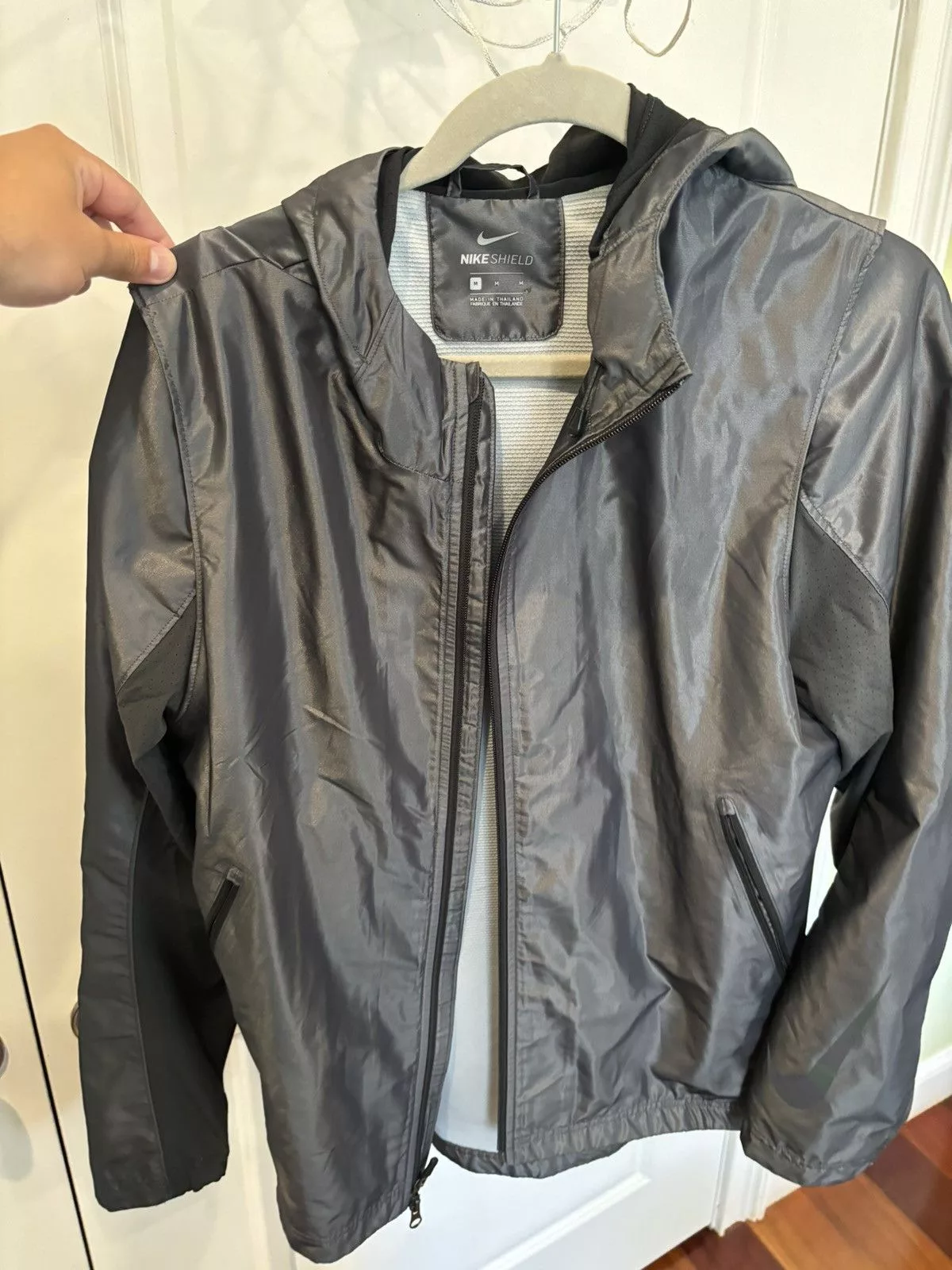 Nike Light Jackets Nike Shield Rainjacket Gray