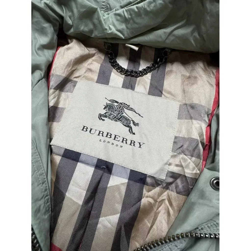 Burberry Coats Burberry Full pattern Rain Coat Size UK 14 Green