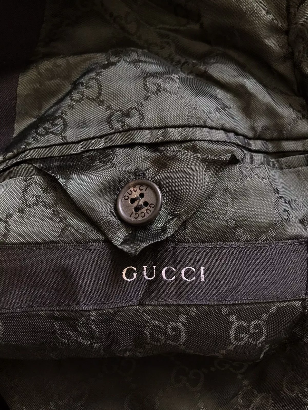 Gucci Light Jackets Vintage Gucci Blazer Suit Jacket Black