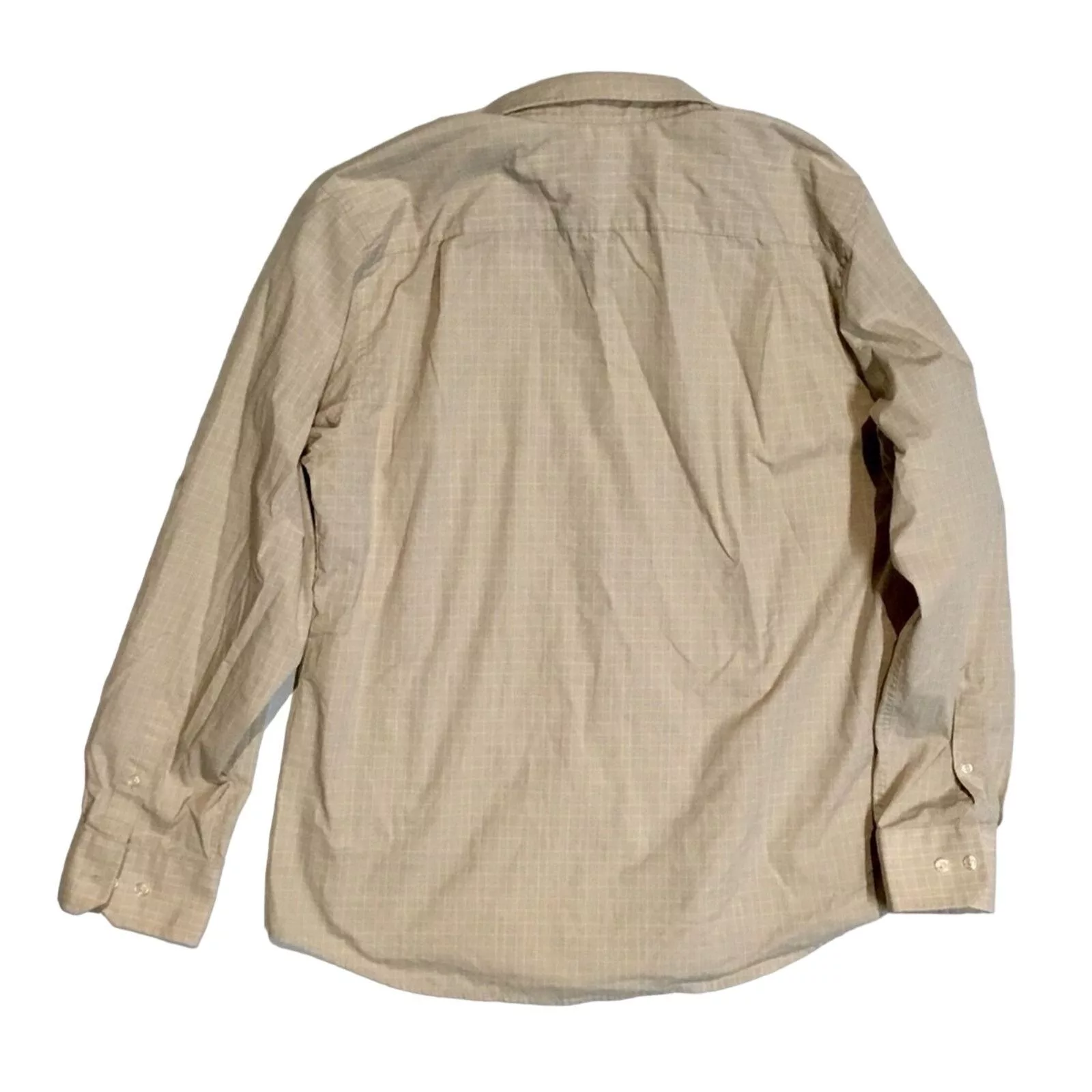 Dockers Shirts Button Ups Dockers Plaid Button Down Mens Shirt White