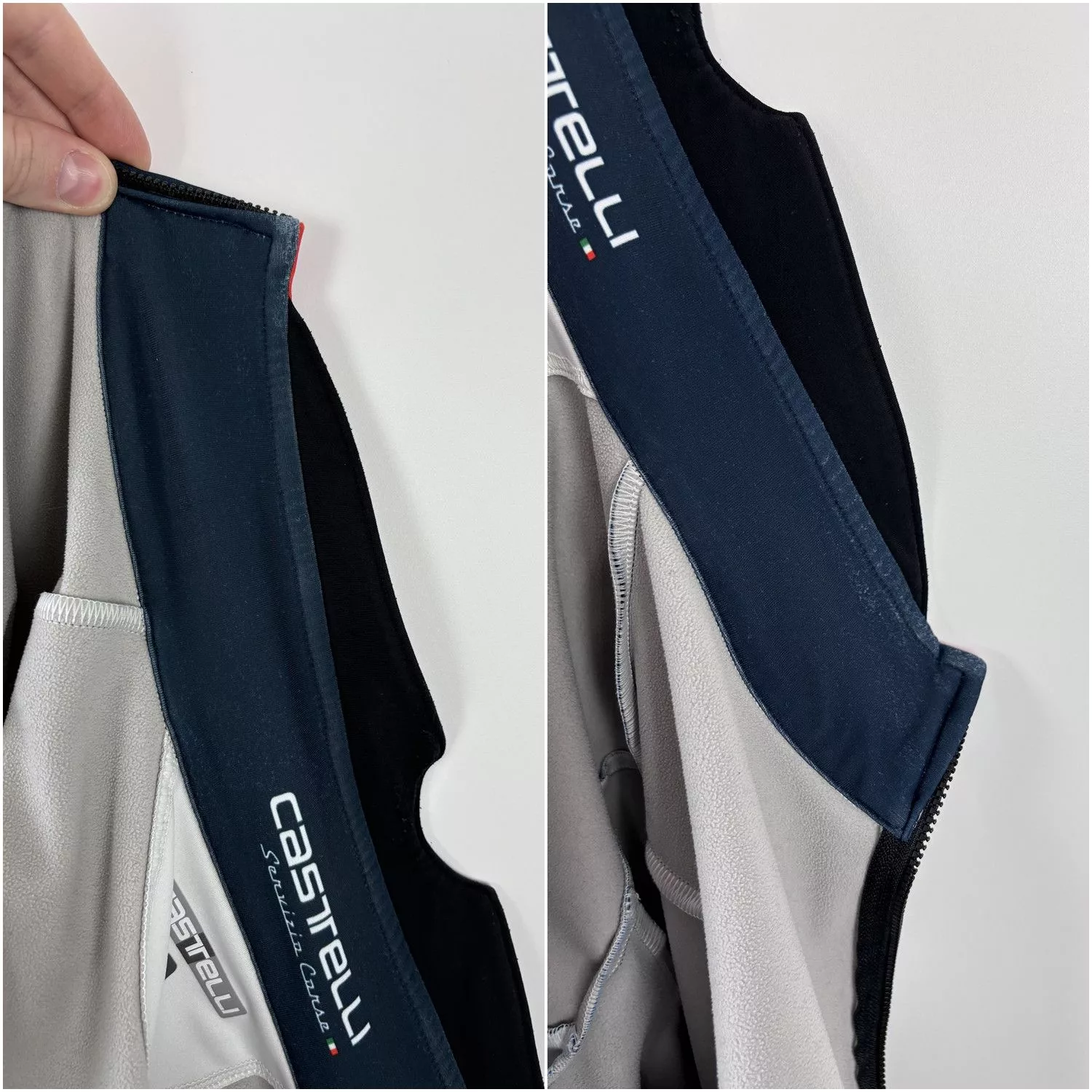 Other Jerseys Other Castelli Mutsaars Bikes Softshell Windstopper Cycling Jacket Blue Sportswear