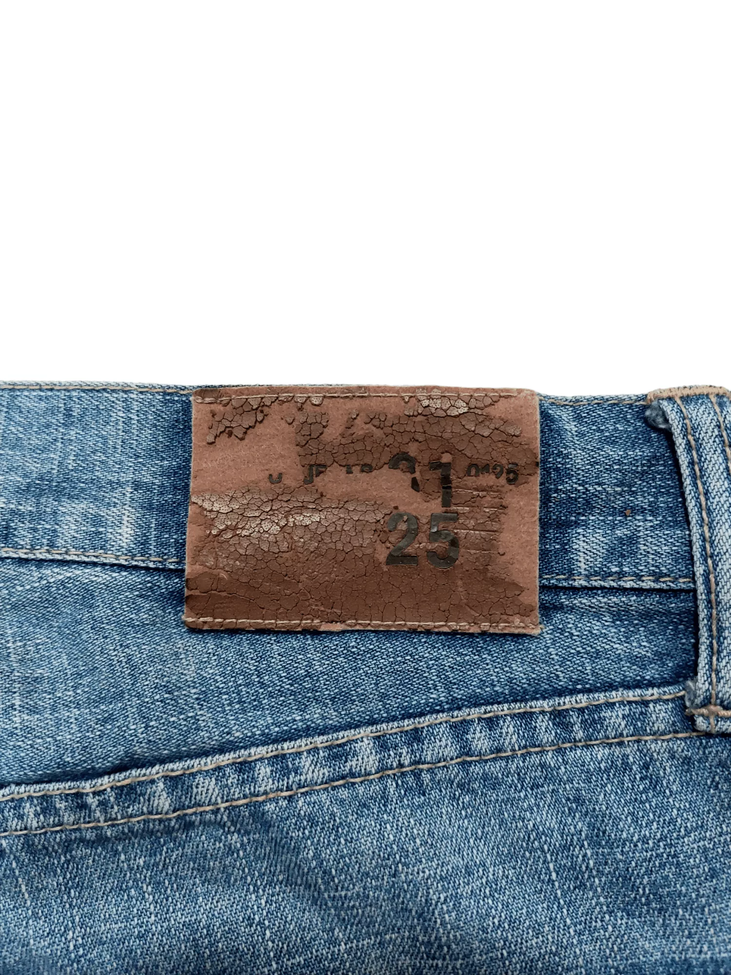 Designer Denim Designer × If Six Was Nine Nylaus 0125 Patchwork Denim Blue