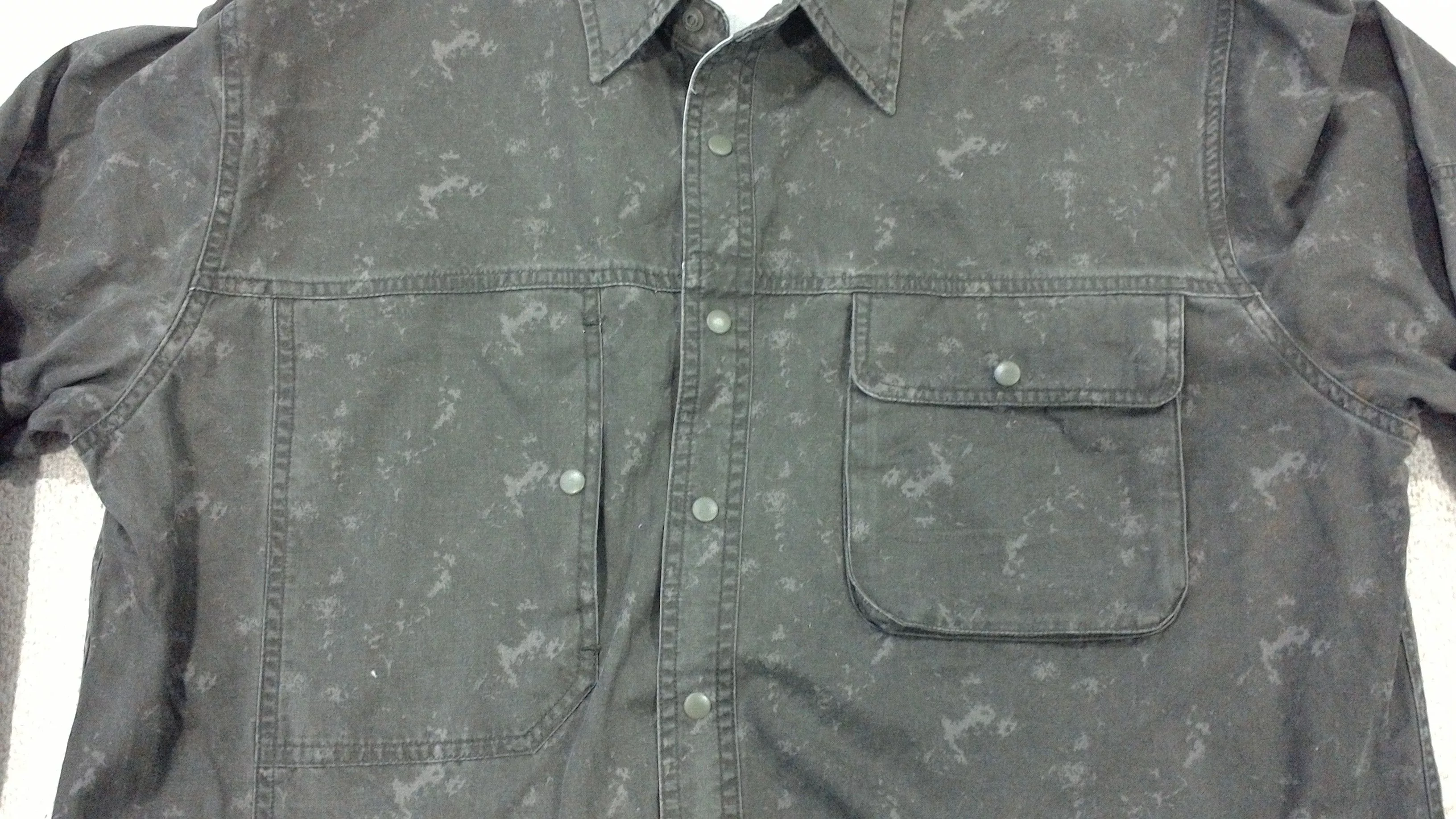 Japanese Brand Light Jackets Japanese Brand × Pointer Pointer Three Pocket Button Up Jacket Gray Streetwear