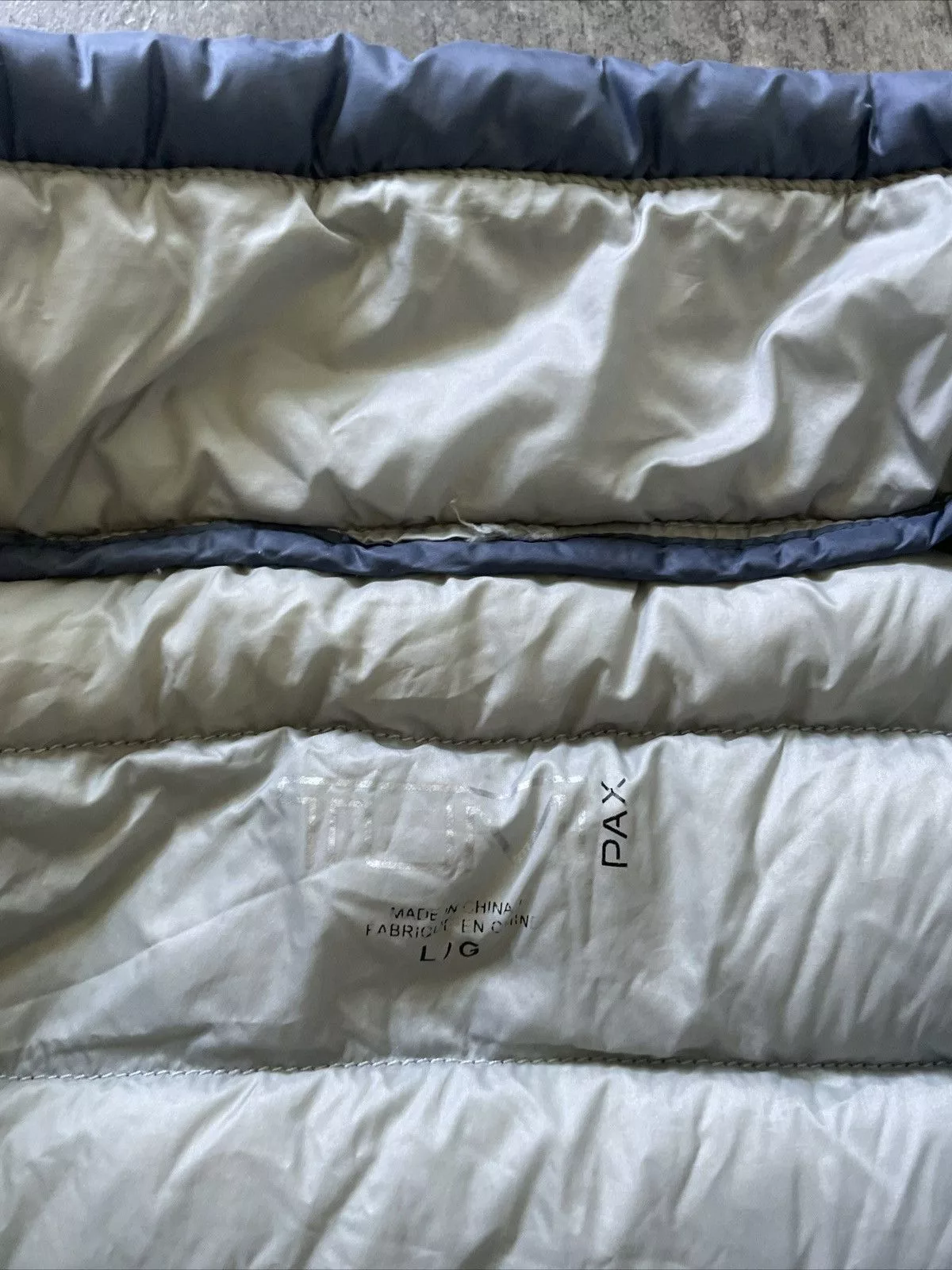 Tumi Vests Tumi Packable Pillow Full Zip Puffer Down Vest Blue