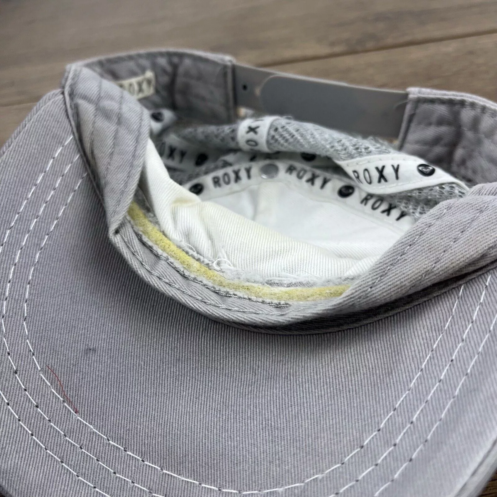 Other Hats Other Roxy Gray Hat ROXY Adjustable Hat White Adjustable Hat White