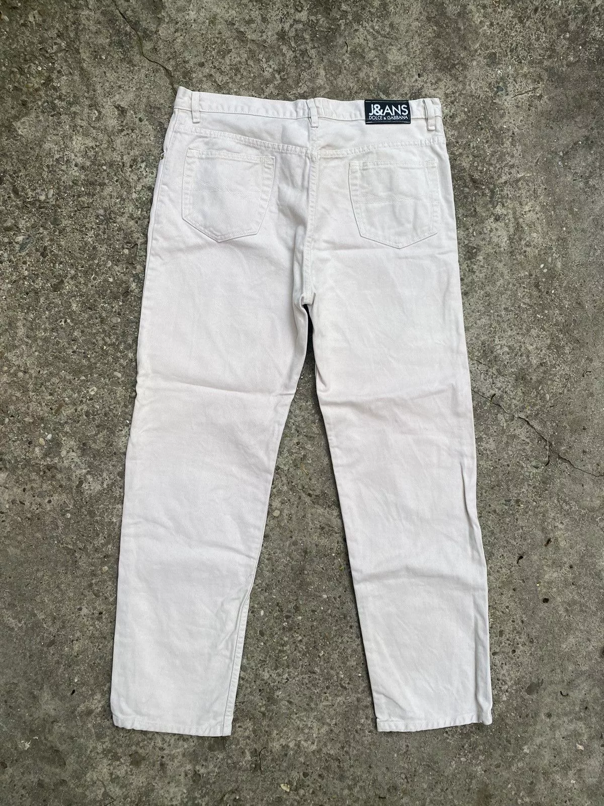 Dolce & Gabbana Denim Dolce & Gabbana × Vintage Vintage D&G Dolce&Gabbana Jeans Beige Streetwear