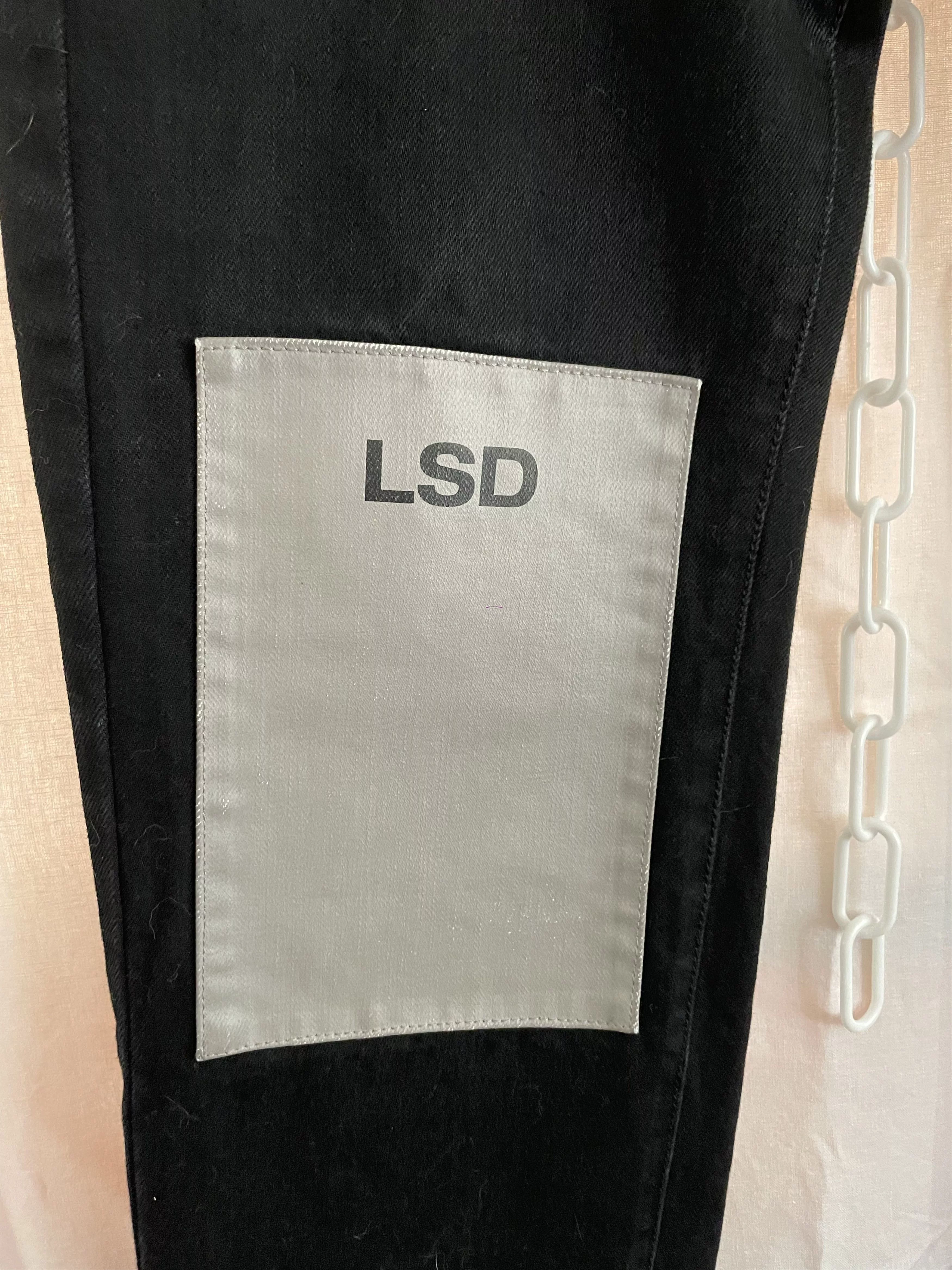 Raf Simons Denim Raf Simons LSD XTC Straight Jeans FARFETCH Black