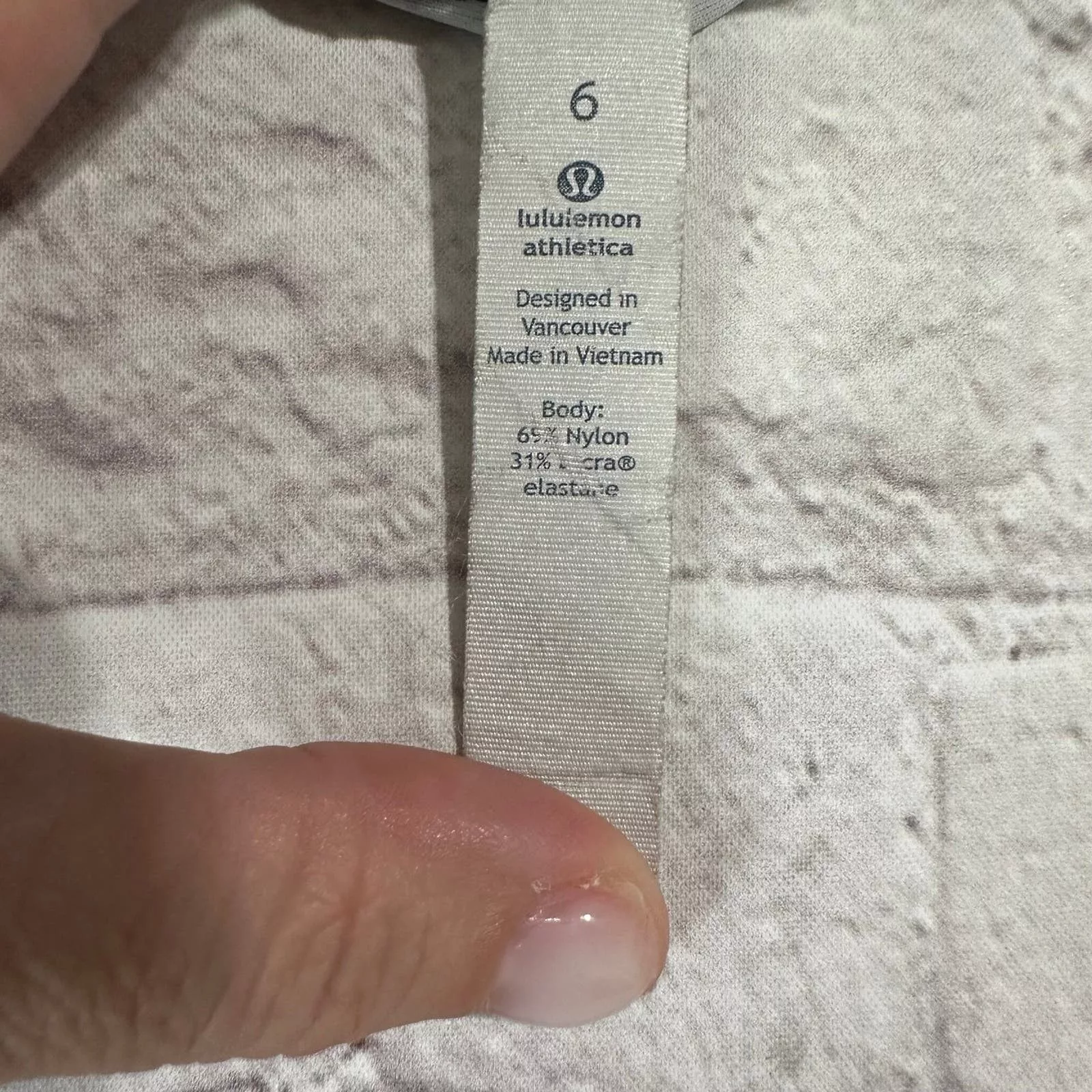 lululemon leggings size 6 Gray