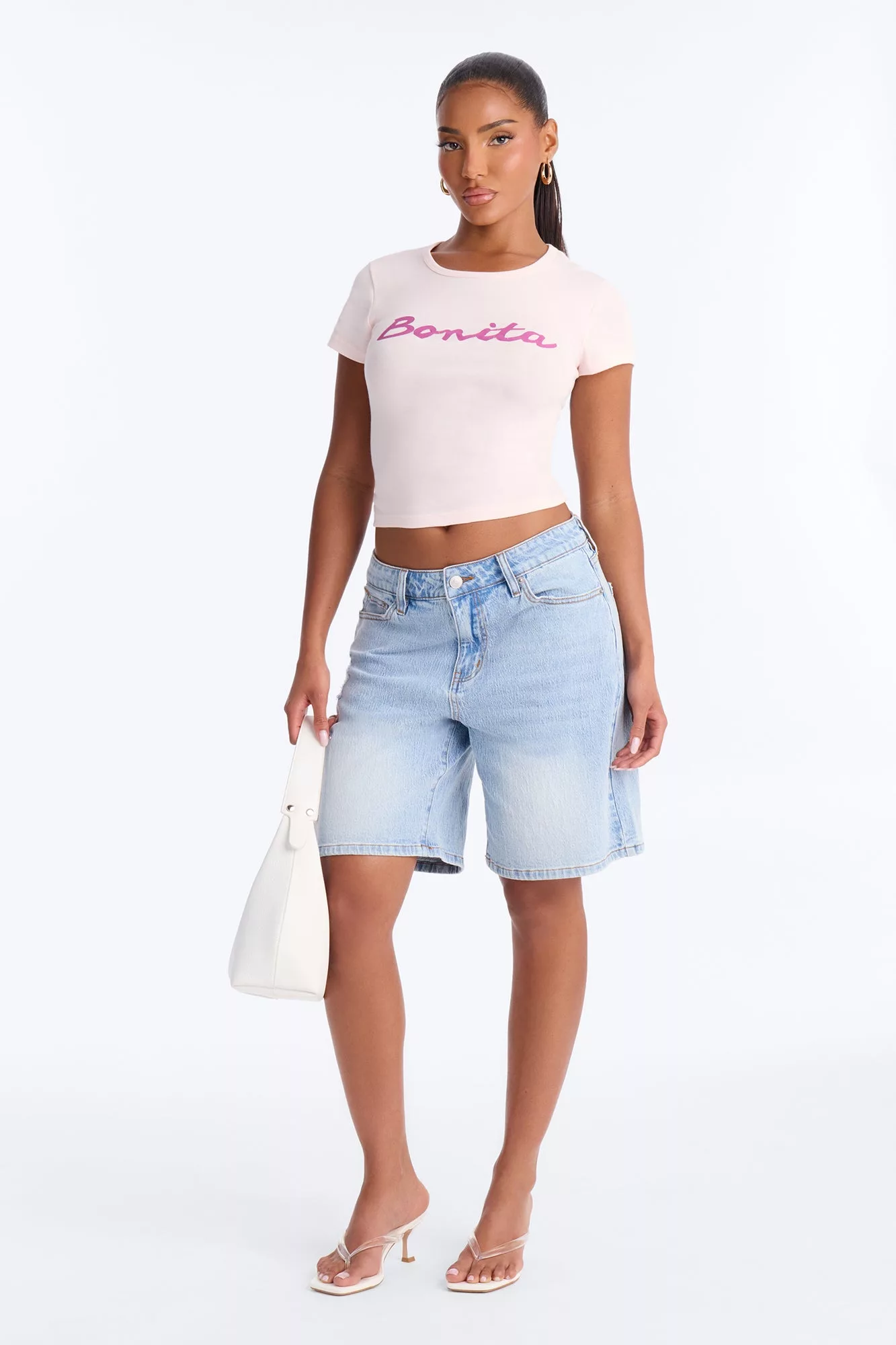Feeling Bonita Baby Tee - Light Pink