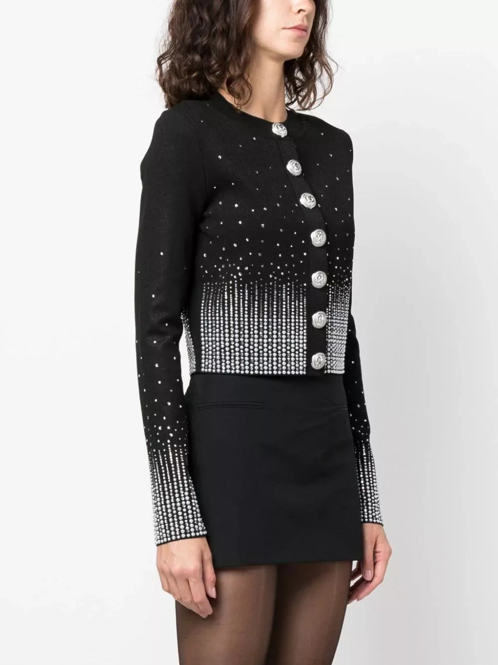 Balmain Sweaters Balmain o1w1db10624 Cardigan in Black