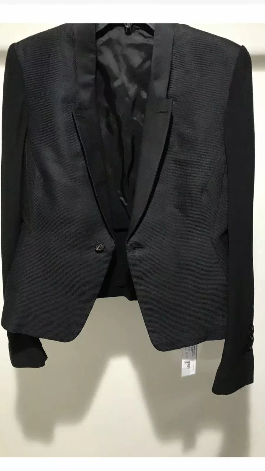 Rick Owens Blazers Rick Owens Babel S/S 19 textured blazer. 46/36/XS. $2160 Black