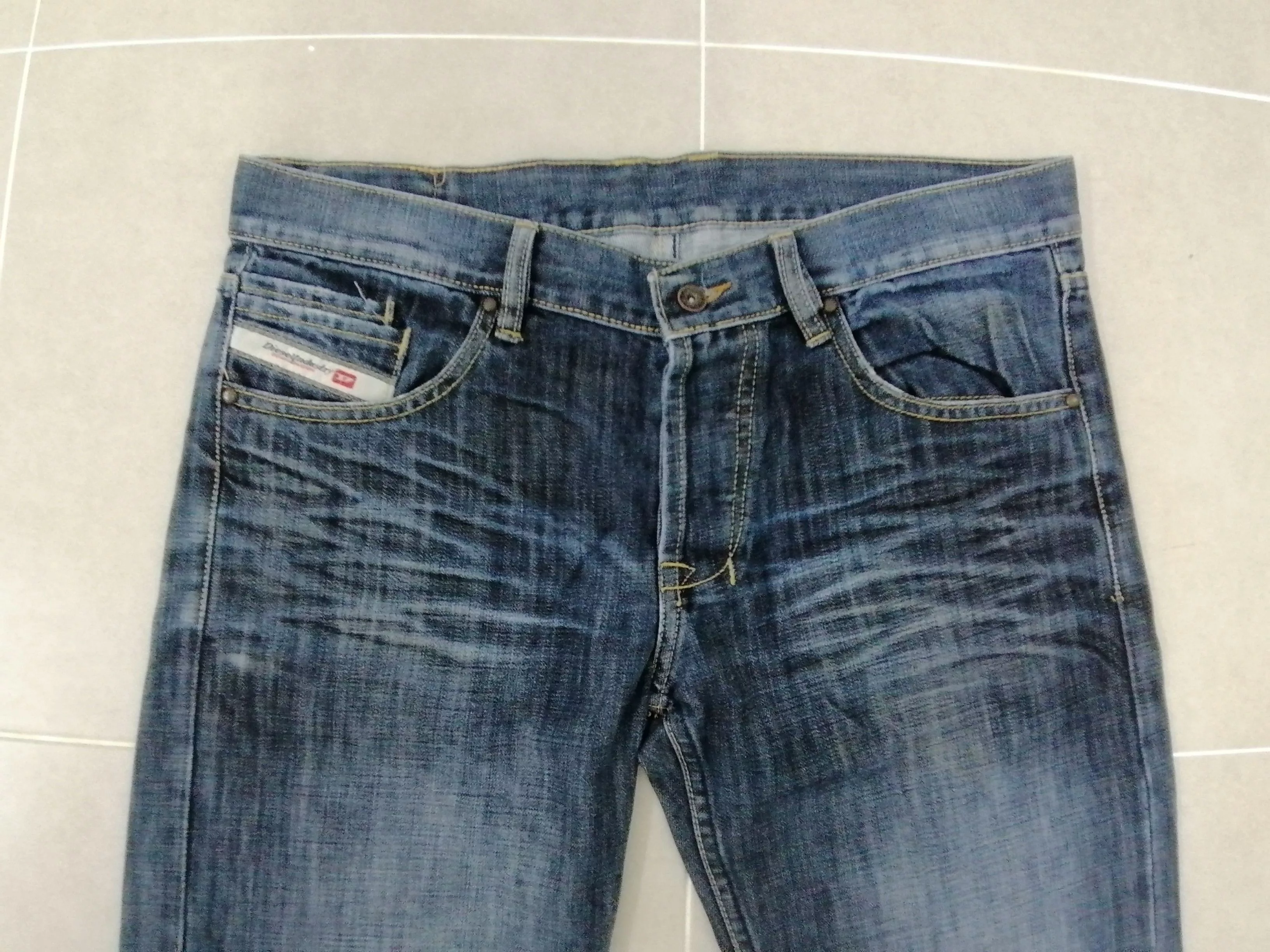 Diesel Denim Diesel Straight Cut Jeans Multi Vintage