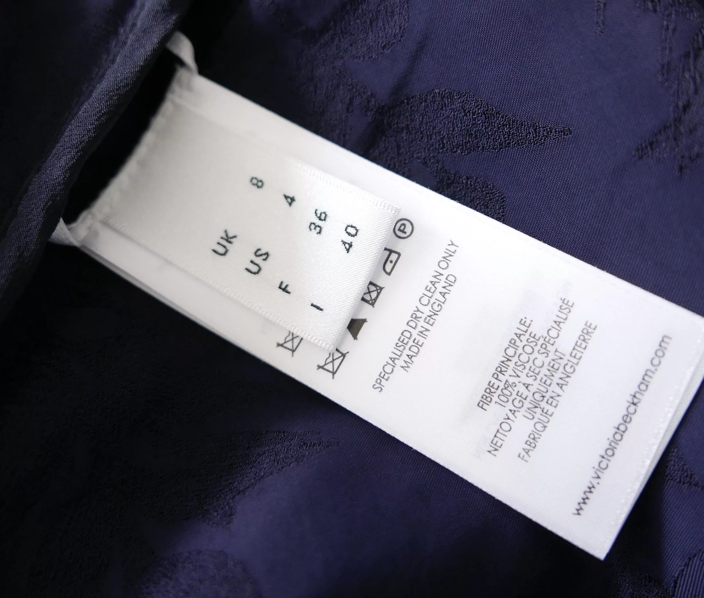 Victoria Beckham Maxi Dresses Victoria Beckham Myrtle Jacquard Drape Front Maxi Dress Blue