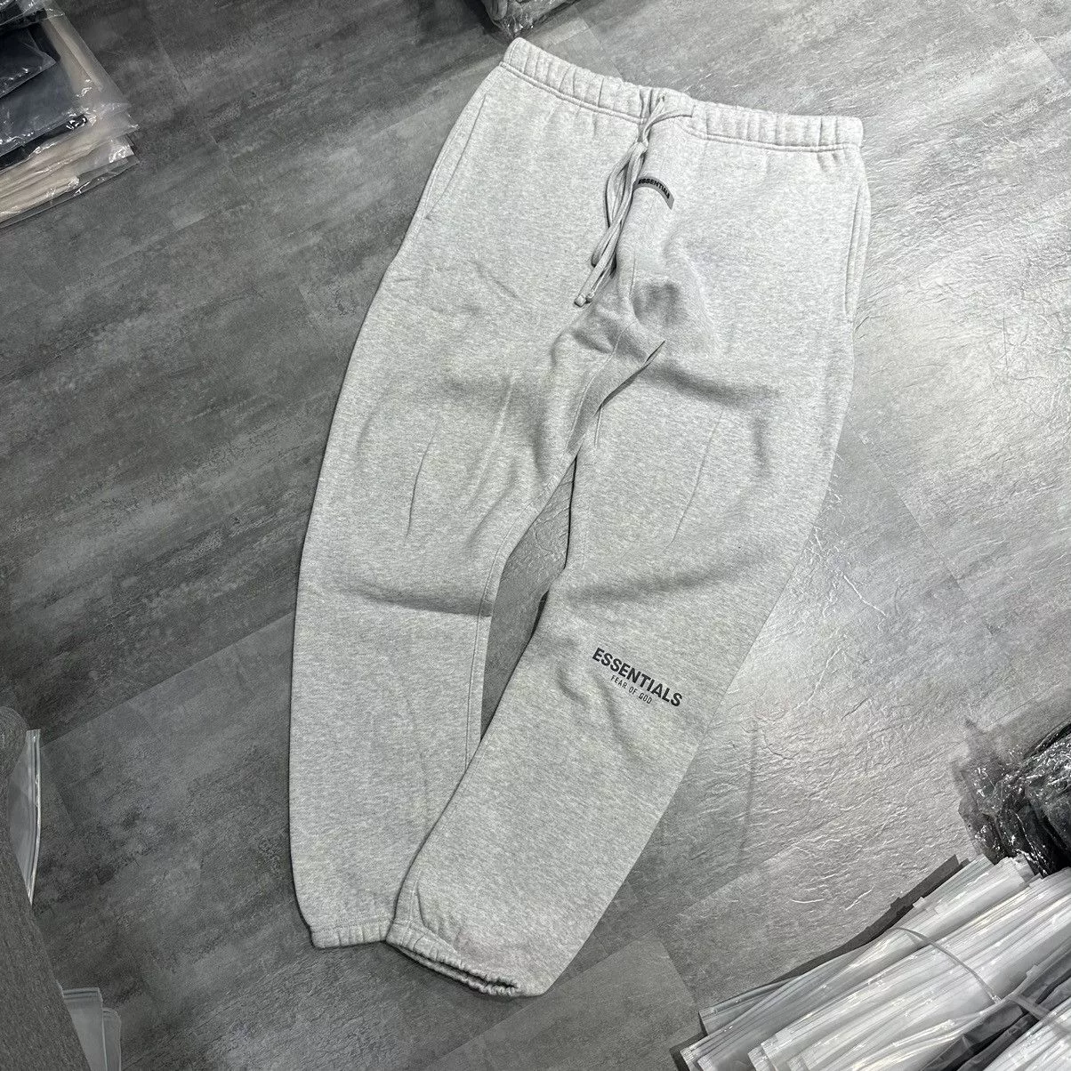 Essentials Sweatpants Joggers Essentials-F.O.G Sweatpants - Light Oatmeal Brown