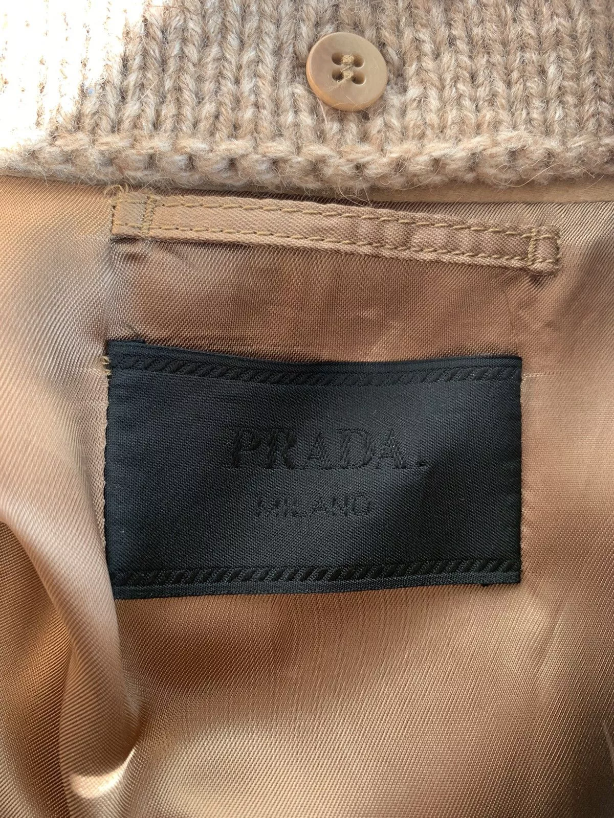 Prada Heavy Coats Prada 10AW Archive Coat Beige