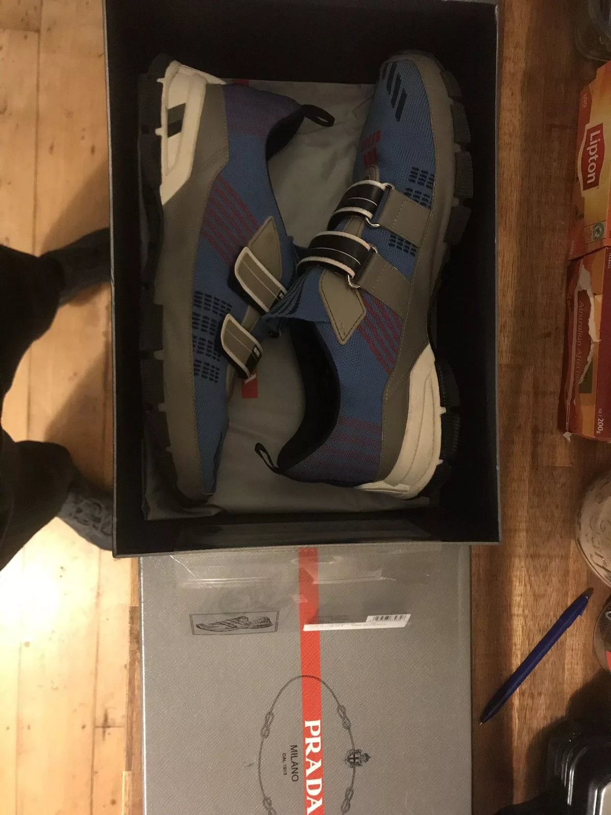 Prada Low Top Sneakers Prada sneaker Blue