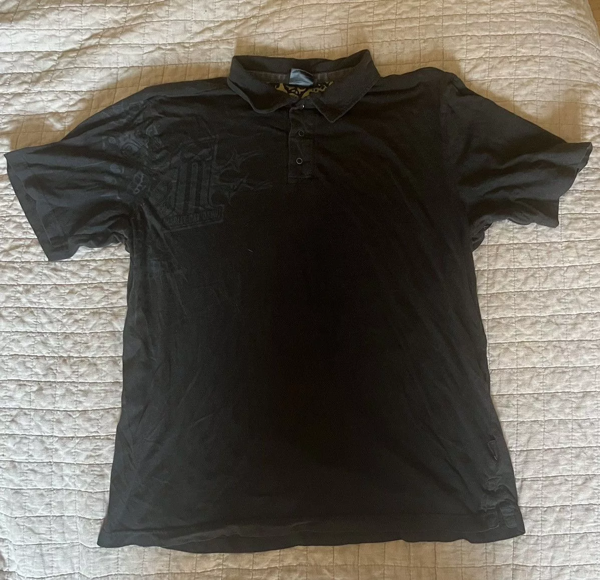 Harley Davidson Polos Harley Davidson × Vintage Vintage graphic Harley Davidson polo Brown Streetwear